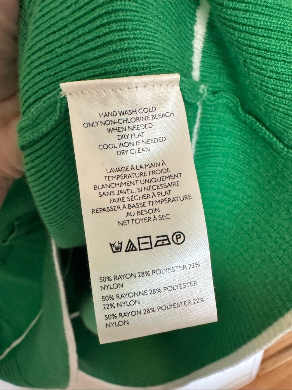 Maeve Anthropologie Womens Button Down Cardgian Green White Size 2X Plus EUC - Picture 8 of 8